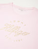 TOMMY HILFIGER Printed Regular Fit T-Shirt baby pink size M