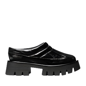 MICHAEL KORS Barton Crackled Patent Leather Slipper size 7M
