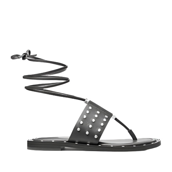 MICHAEL KORS Jagger Studded Leather Sandal size 6.5M