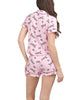 Juicy Couture Women’s Button Down Short Sleeve Shirt and Shorts Pajama Set