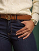 U.S. POLO ASSN. LADIES MEDALLION LOGO BELT