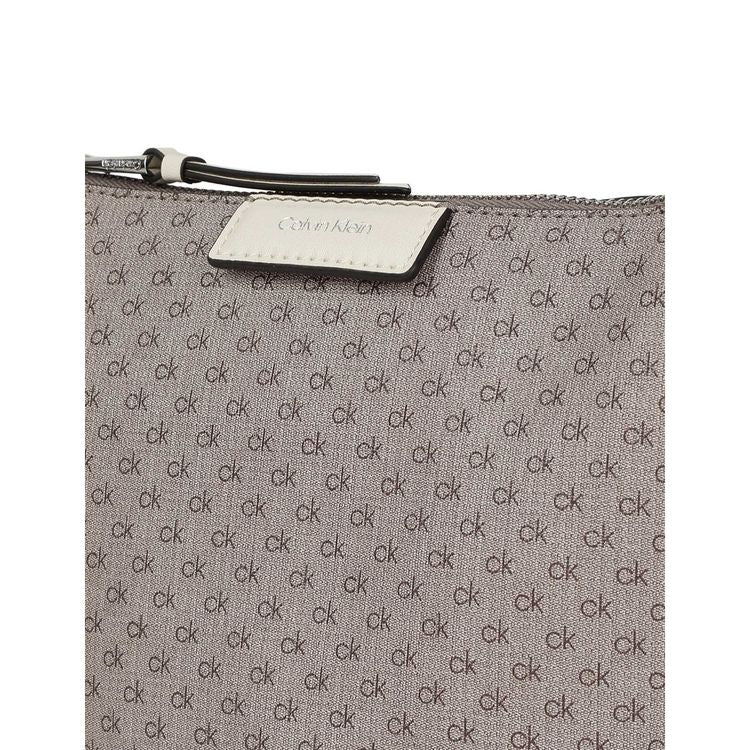 Calvin Klein White Solid Sling Bag with Detachbale Strap