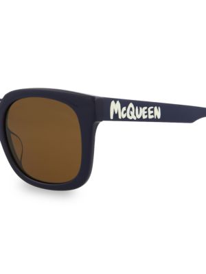 Alexander McQueen 53MM Square Sunglasses