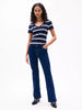Tommy Hilfiger V-Neck Stripe Favorite T-Shirt size L
