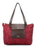 Cavalli Class by Roberto Cavalli Medium Monogram Tote Red