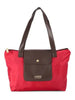 Cavalli Colorblock Tote Red