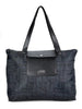 Cavalli Large Monogram Tote Black