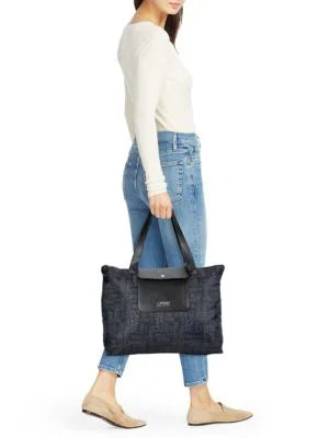 Cavalli Large Monogram Tote Black