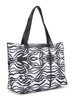 Cavalli Large Zebra Print Tote