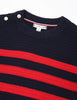 Tommy Hilfiger Gold Button Textured Knit Sweater size M