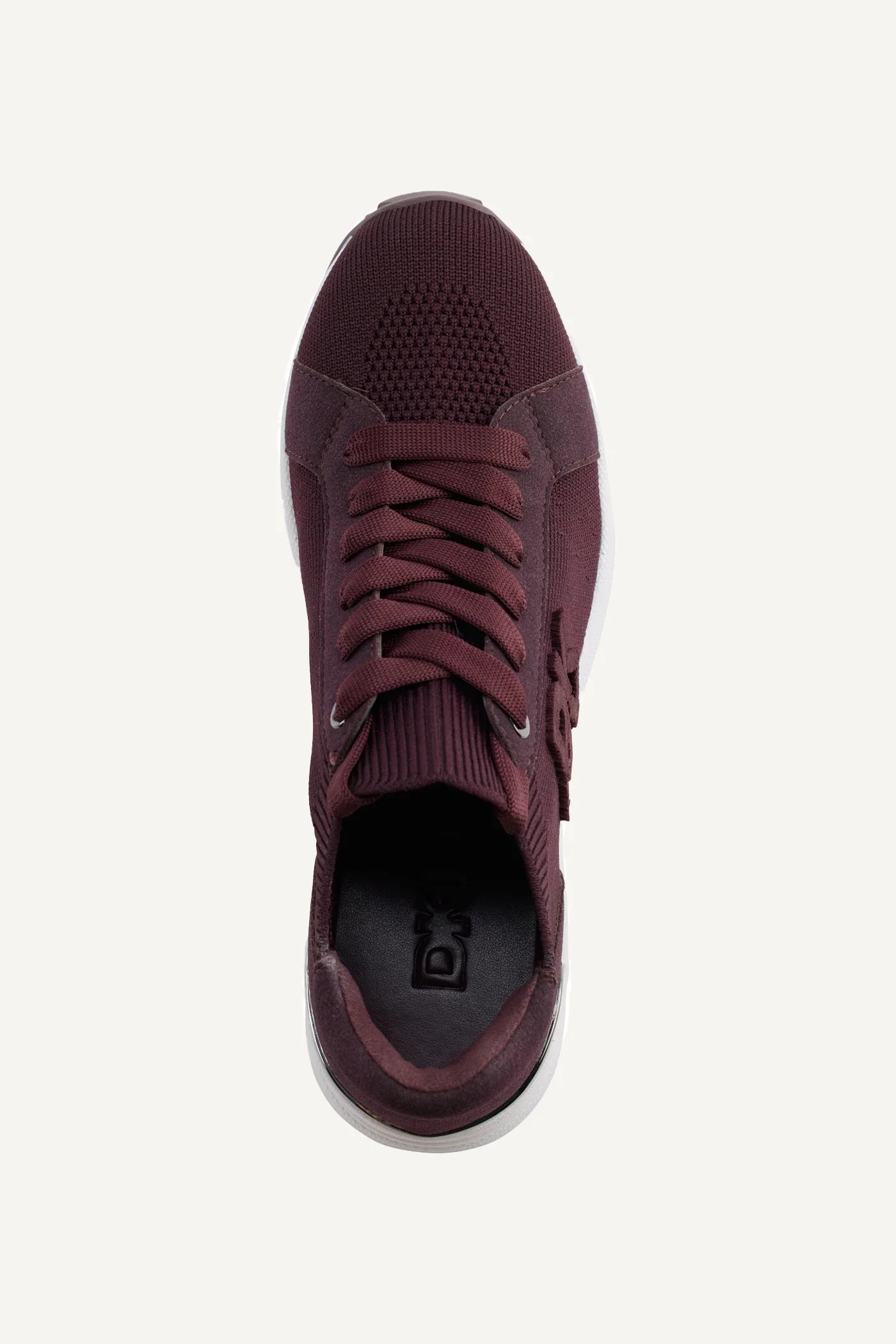 DKNY KASIA LACE UP WEDGE Burgundy 8M