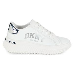 DKNY Leon Leather Low Top Chunky Sneakers 9.5M - 40 EU