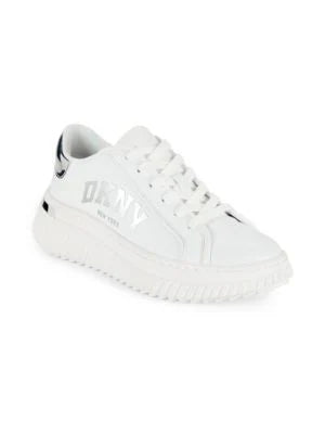 DKNY Leon Leather Low Top Chunky Sneakers 9.5M - 40 EU