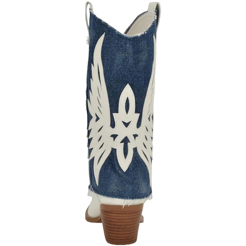 Guess Women's Raegan Western Boot in jeans 40