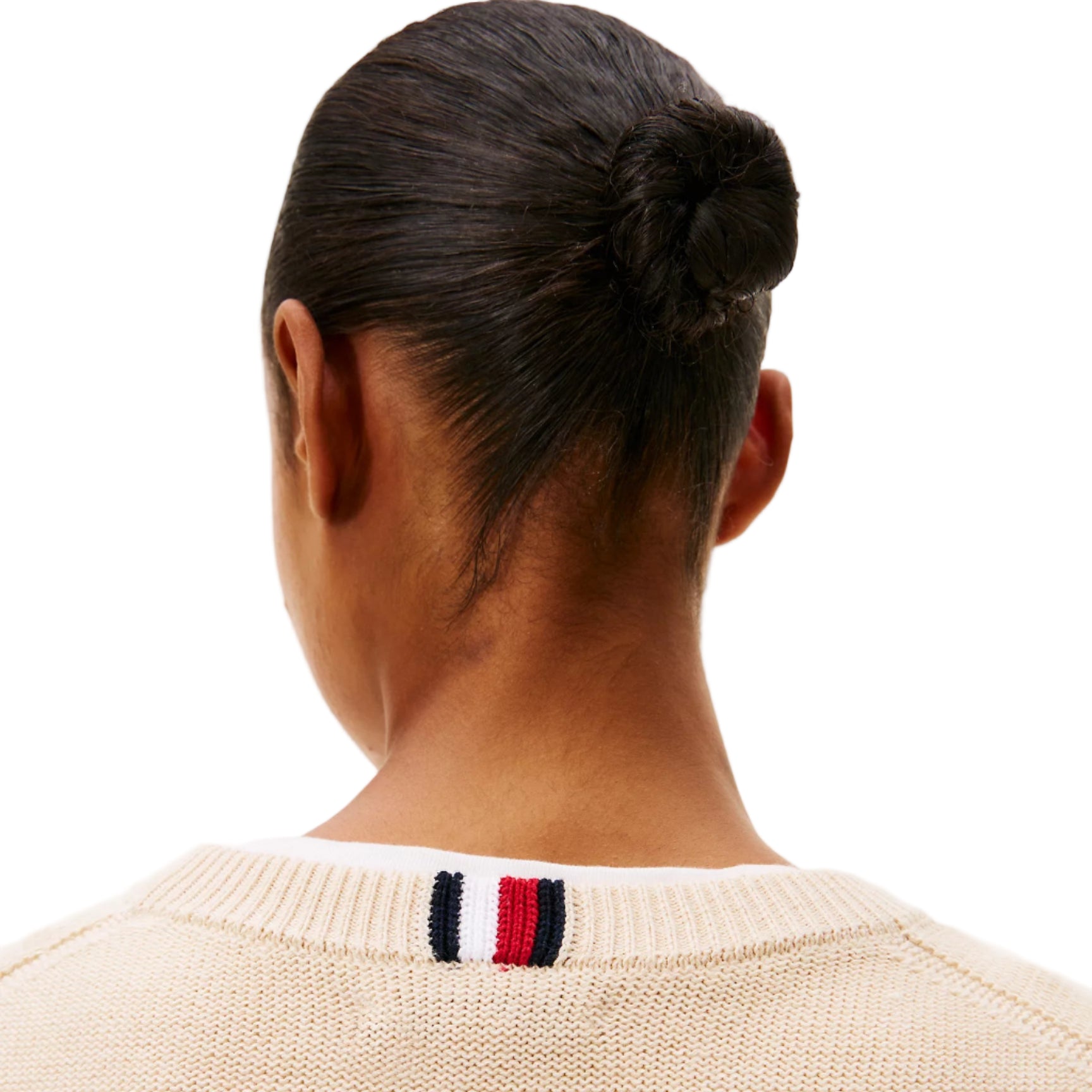 Heritage Flag Logo Sweater Beige