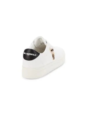 Karl Lagerfeld Paris Ceci Logo Leather Slip On Sneakers 9M