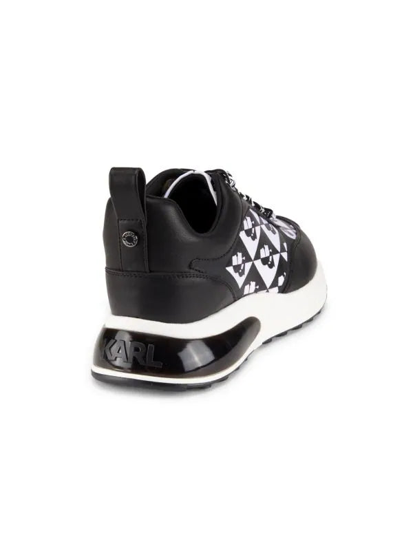 Karl Lagerfeld Paris Deva Graphic Low Top Chunky Sneakers 8.5M - 39 EU