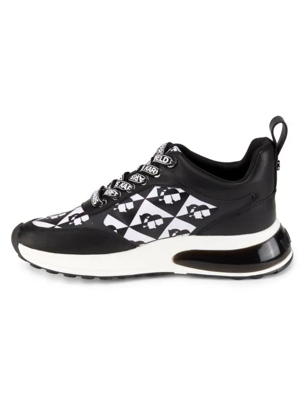 Karl Lagerfeld Paris Deva Graphic Low Top Chunky Sneakers 9.5M - 40 EU