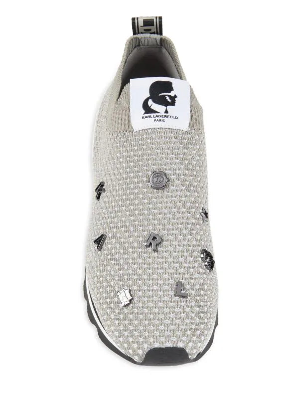 Karl Lagerfeld Paris Marje Graphic Pin Mesh Sneakers 8.5 M - 39 EU