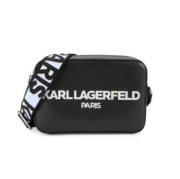 Karl Lagerfeld Paris Maybelle Logo Camera Crossbody Bag