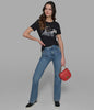 Karl Lagerfeld DUO IN PARIS TEE Black