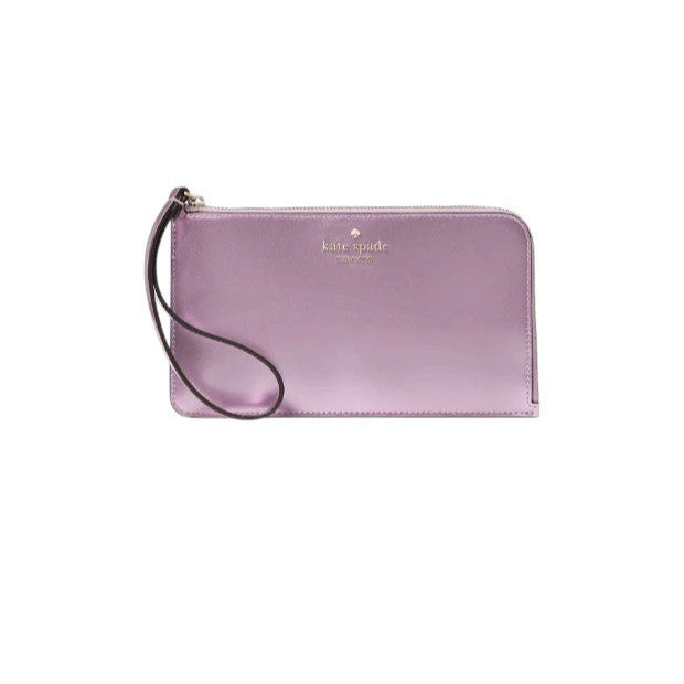 Kate Spade Lucy Medium L-zip Wristlet light purple