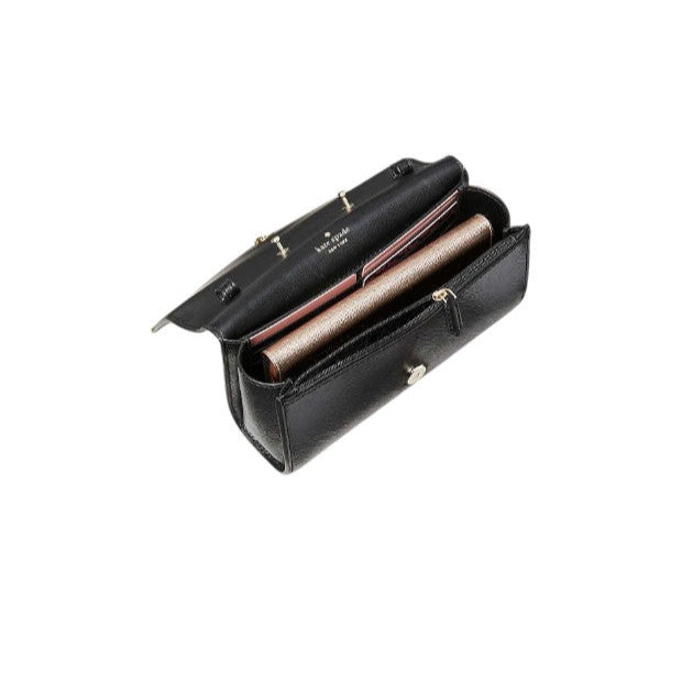 Kate Spade New York MADISON WILLOW MINI FLAP CROSSBODY BLACK