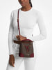 Michael Kors Mercer Small Logo Bucket Bag Burgundy