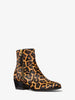 Michael Kors Sawyer Boot of Veal Hair with Leopard Print 37.5