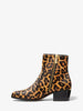 Michael Kors Sawyer Boot of Veal Hair with Leopard Print 37.5