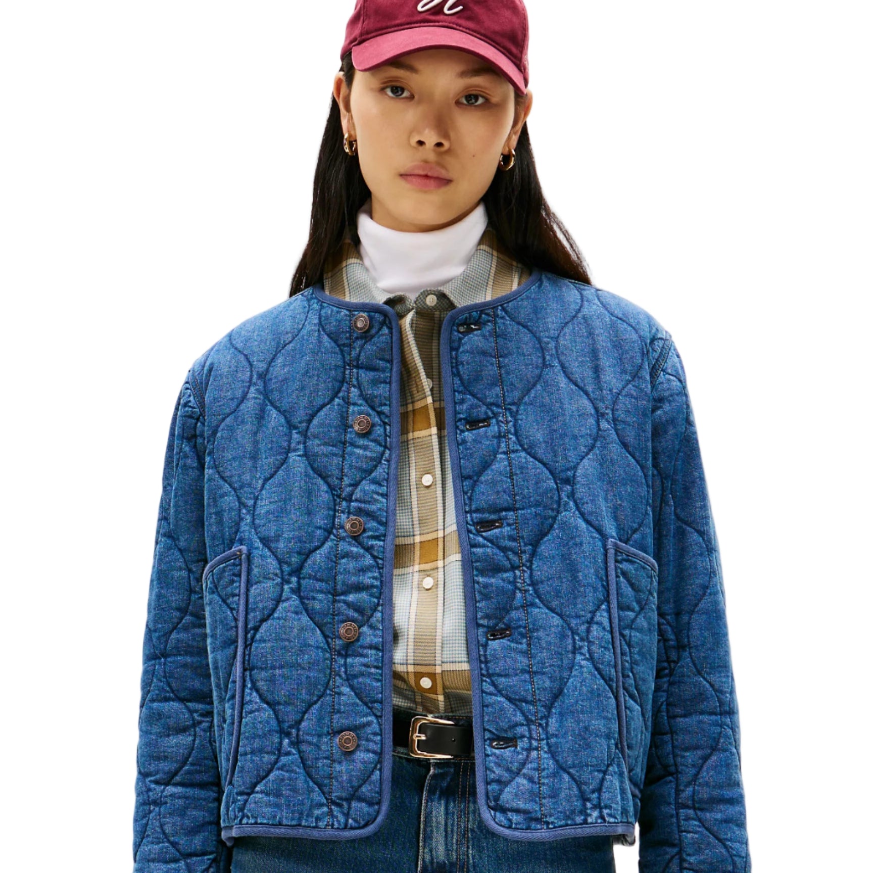Quilted Denim Barn Jacket