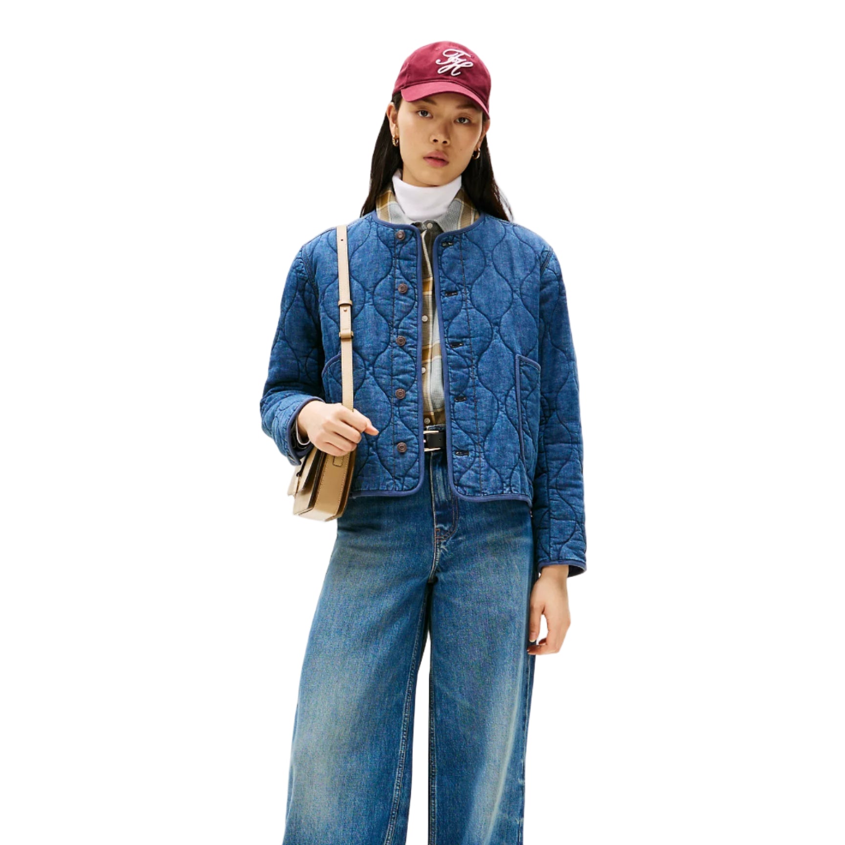 Quilted Denim Barn Jacket