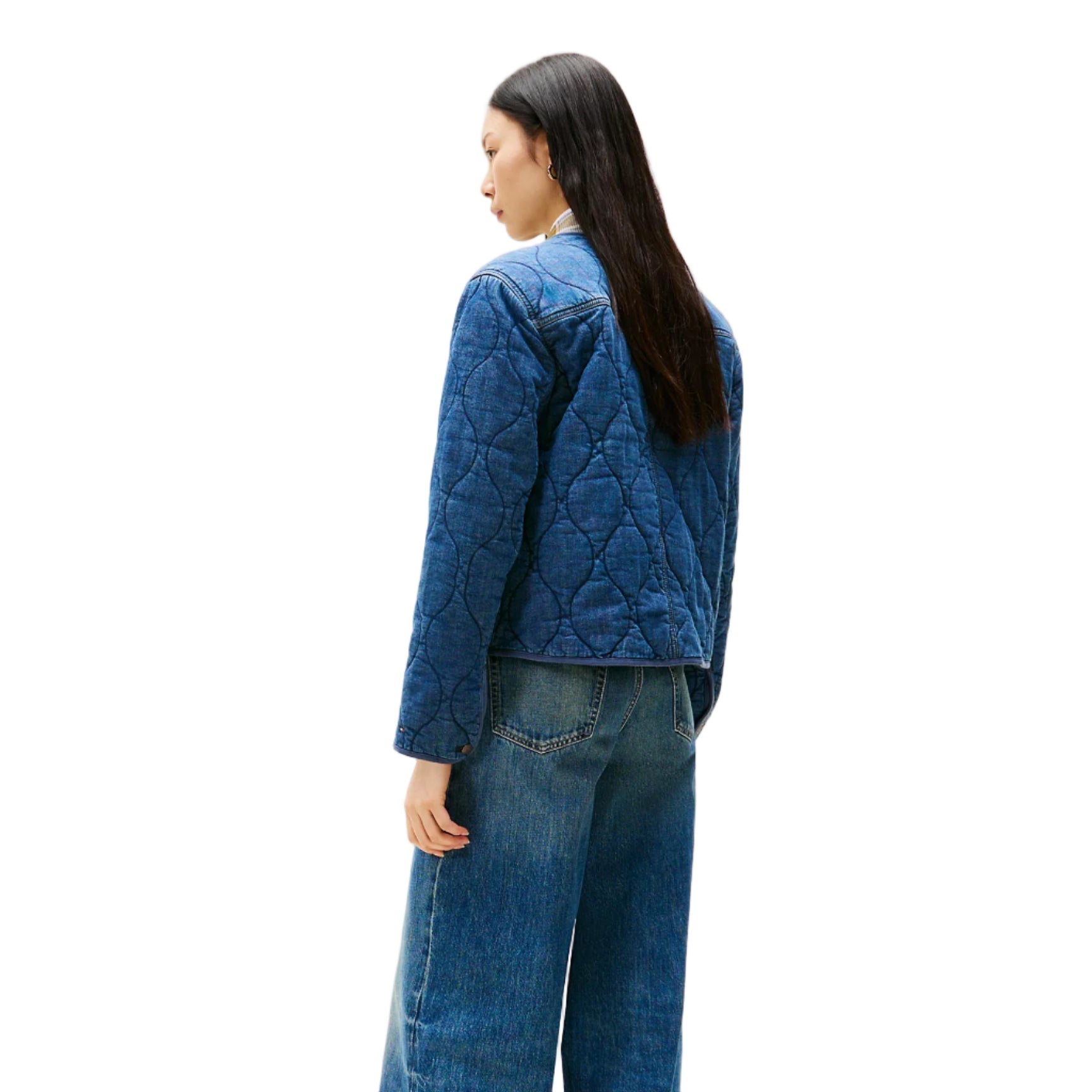 Quilted Denim Barn Jacket