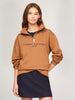 Tommy Hilfiger Half-Zip Embroidered Logo Sweatshirt Golden Rays L