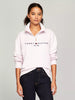 Tommy Hilfiger Half-Zip Embroidered Logo Sweatshirt White L