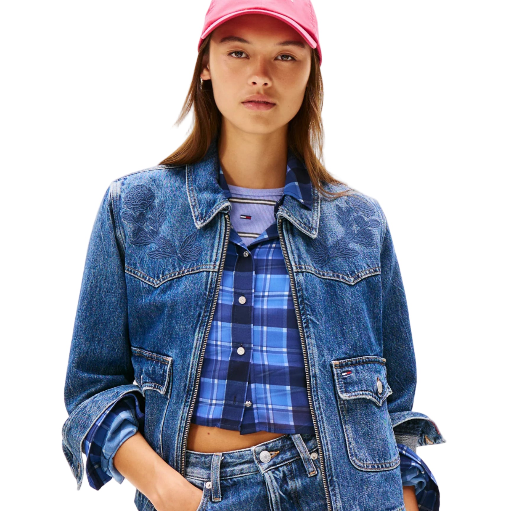 Tommy Jeans Embroidered Denim Jacket