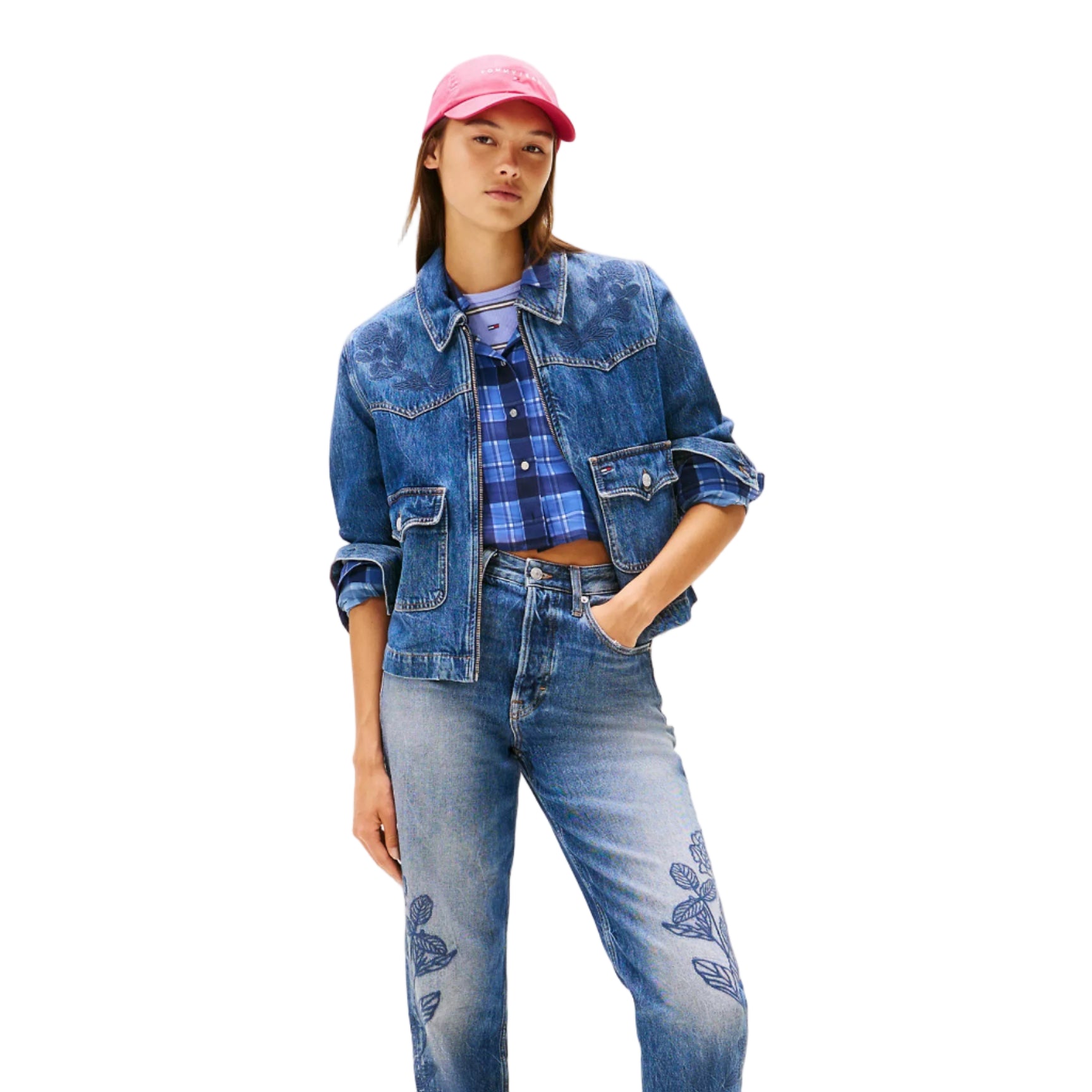 Tommy Jeans Embroidered Denim Jacket