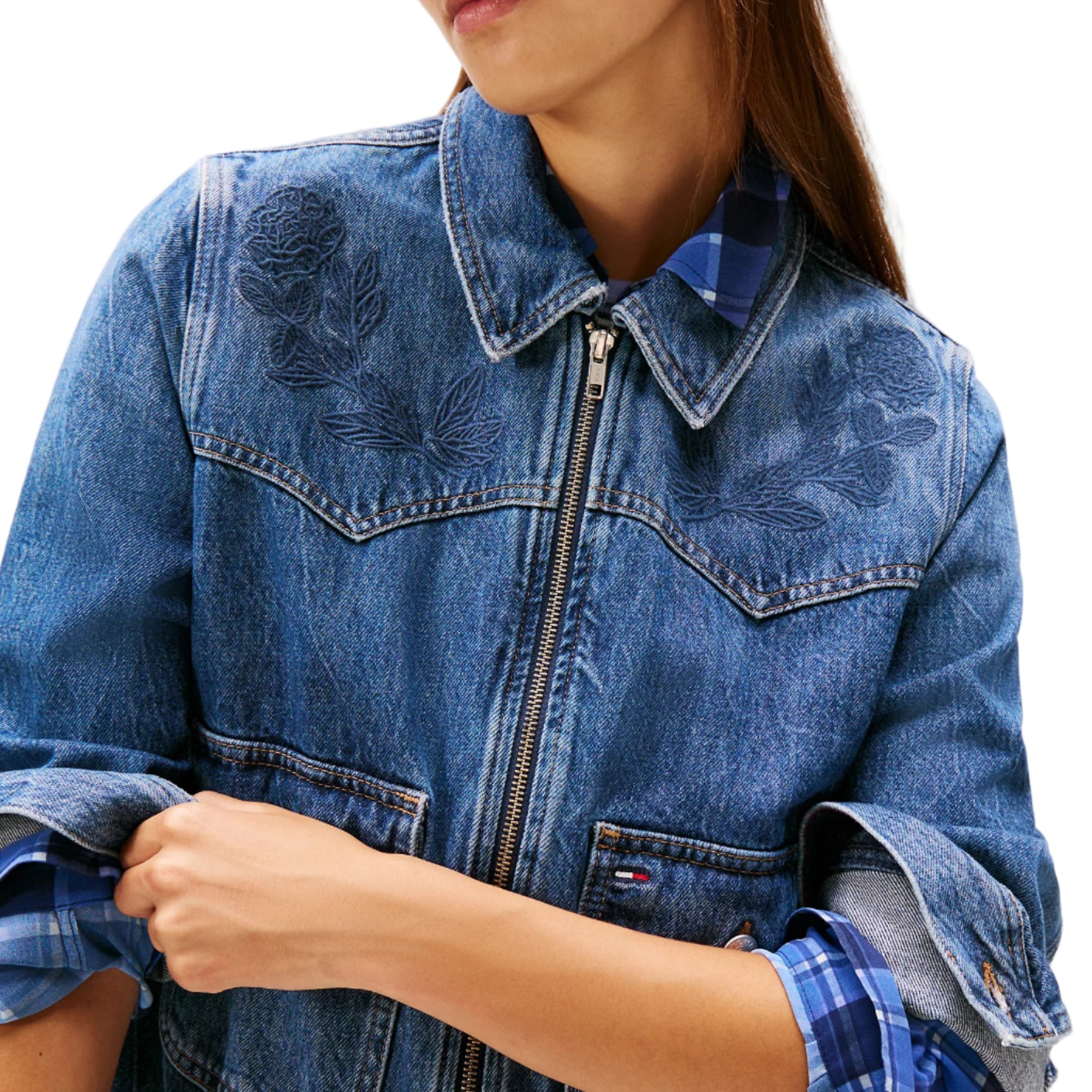 Tommy Jeans Embroidered Denim Jacket
