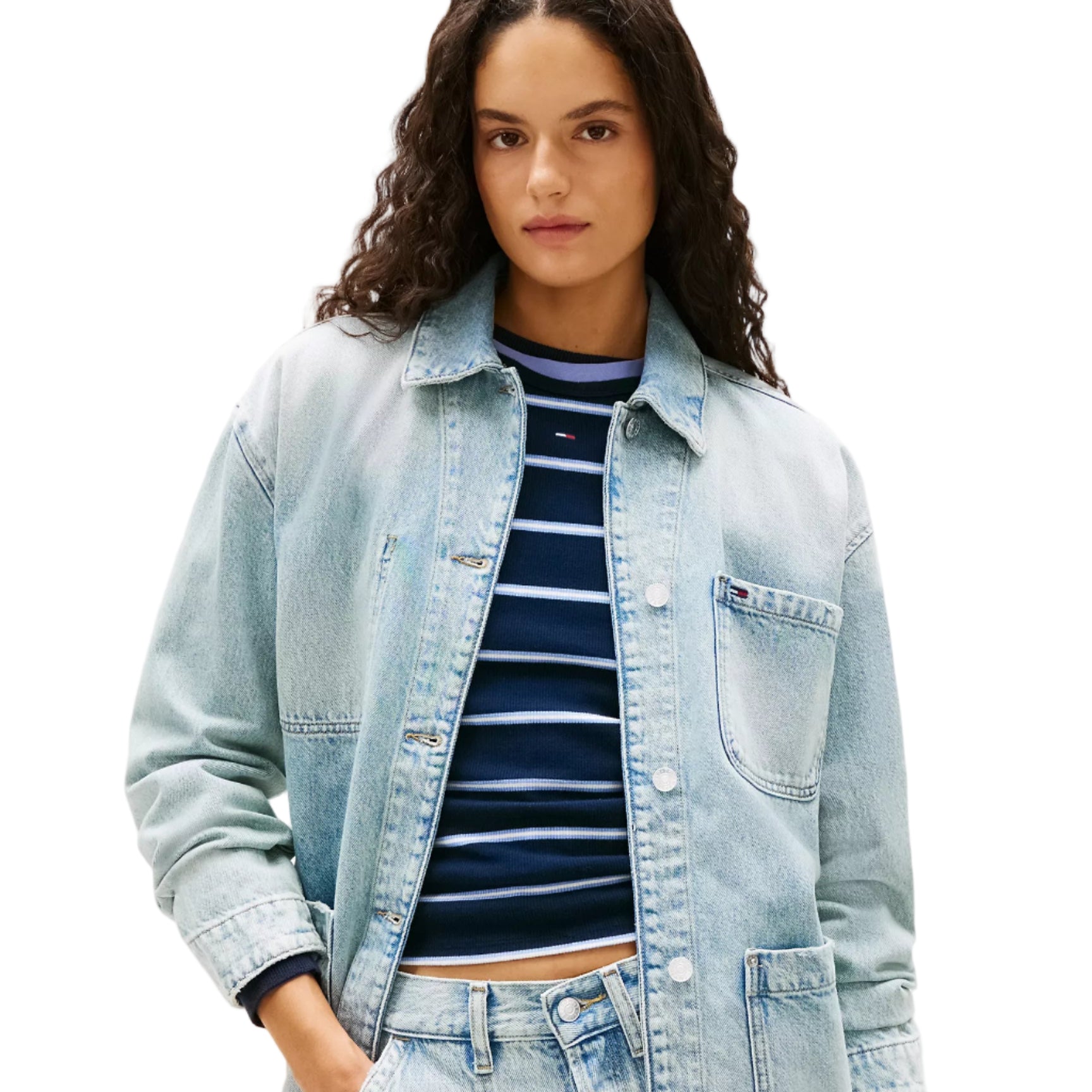 Tommy Jeans Relaxed Denim Chore Jacket