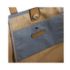 True Religion Stitched Horseshoe Large Tote Bag - Light Blue