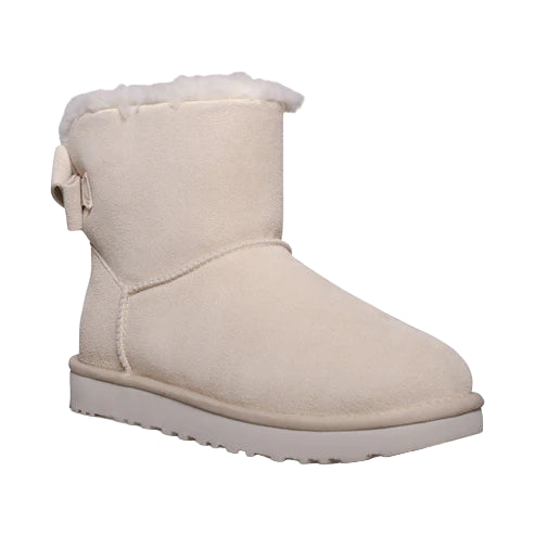 UGG Bailey Suede Bow boot Cream Size 39