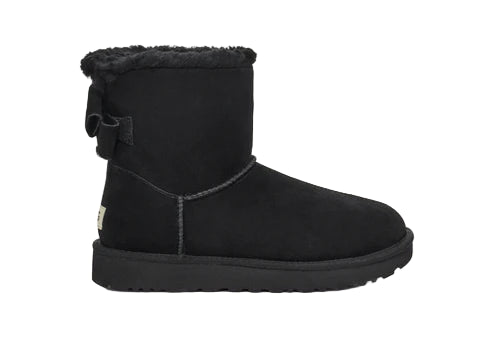 UGG Bailey Suede Bow boot Black Size 39