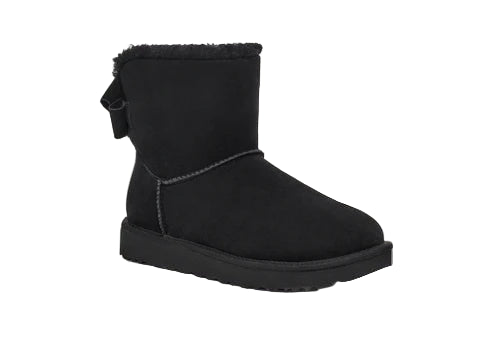 UGG Bailey Suede Bow boot Black Size 39