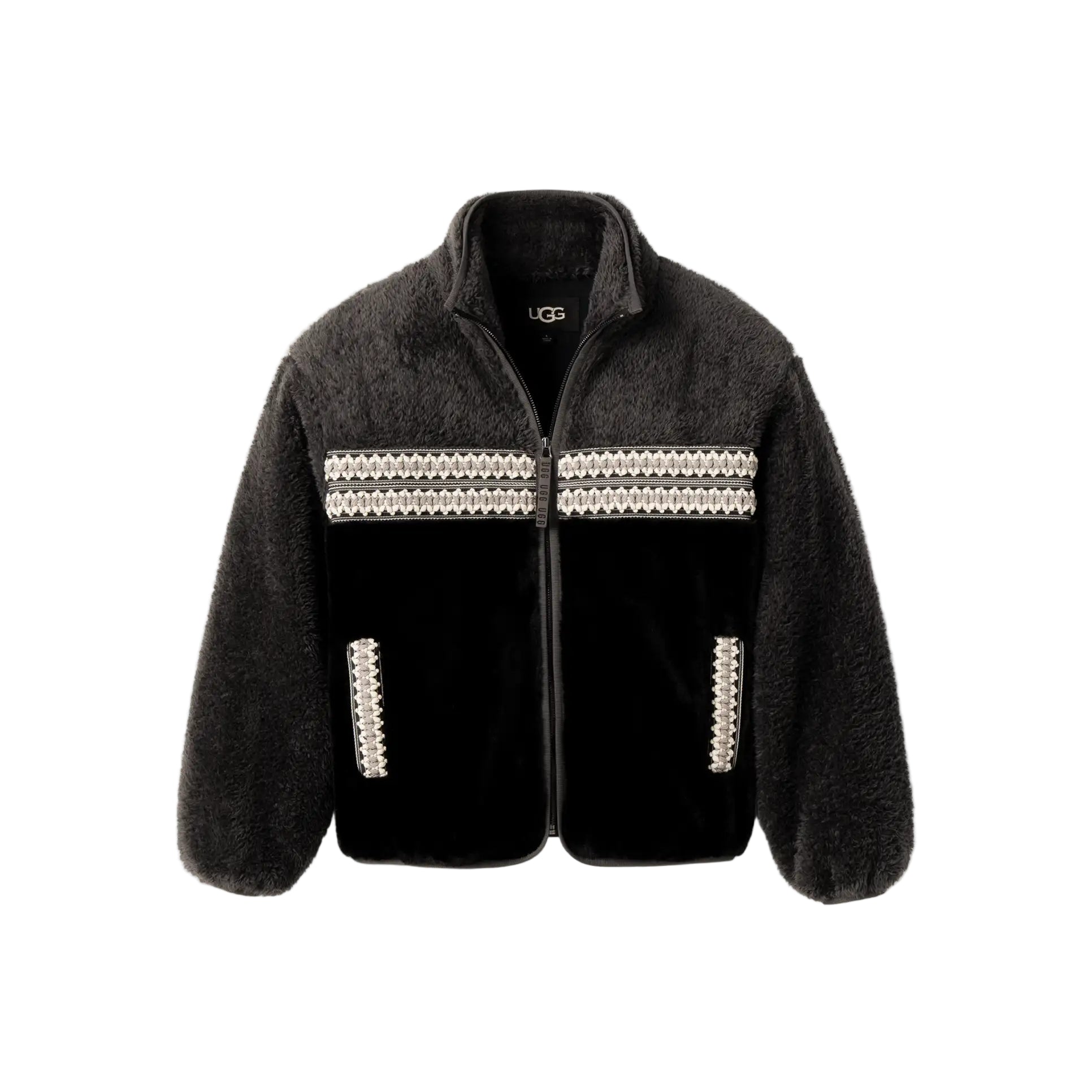 UGG Women's Marlene Sherpa Jacket Heritage Braid