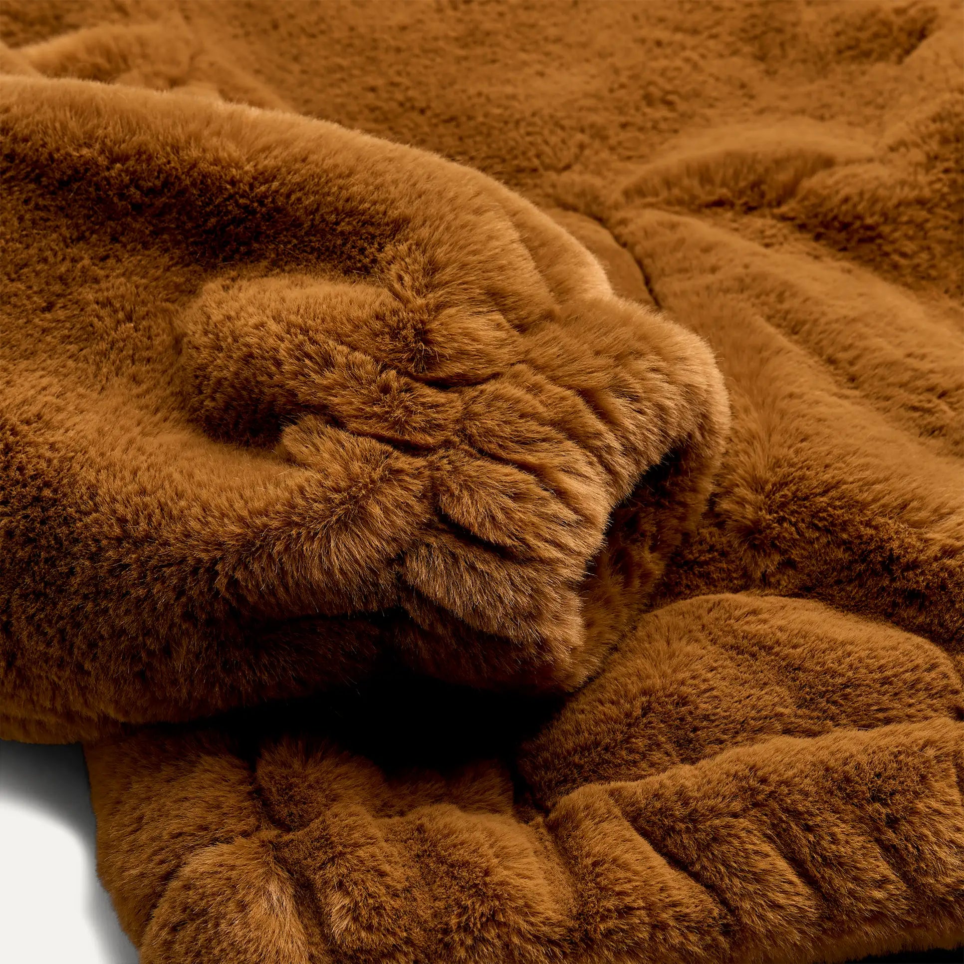 UGG Women's Tash Faux Fur Jacket Camel