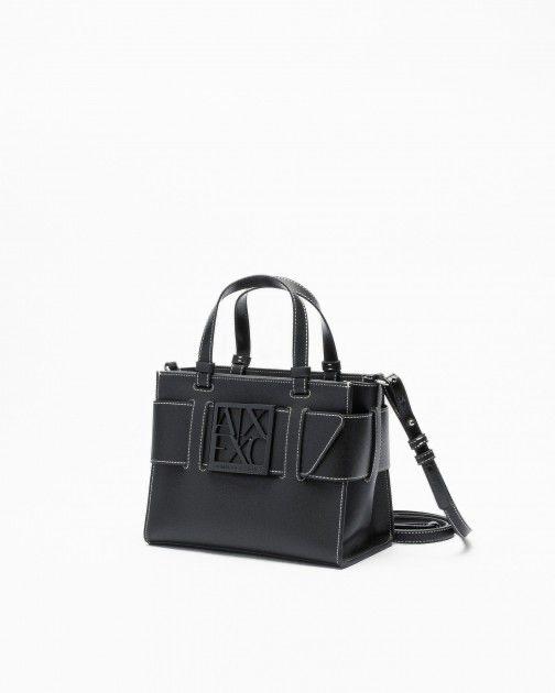 logo belt-strap tote bag