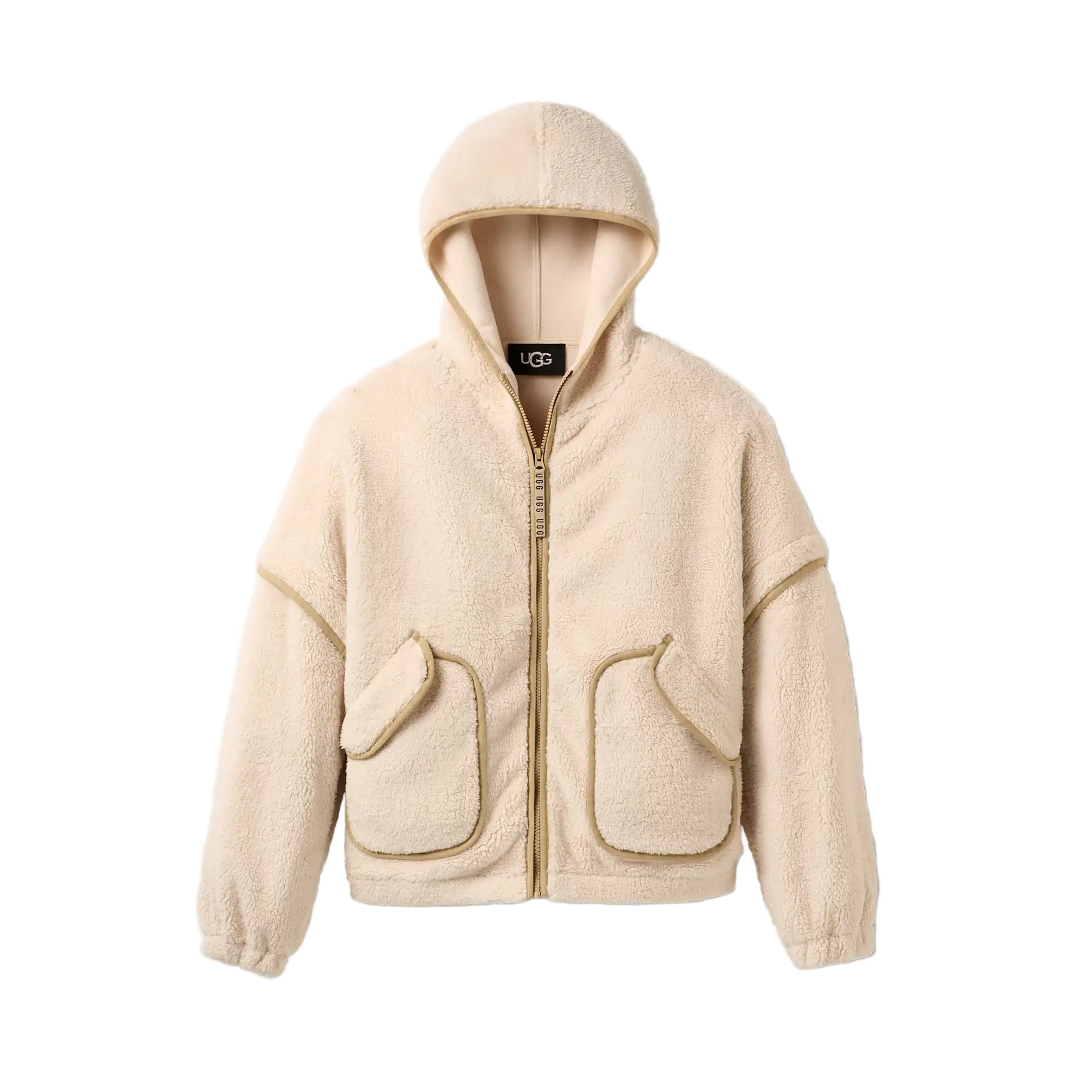 Women's Mariella UGG fluff Zip Hoodie Cream