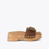 KURT GEIGER LONDON MAYFAIR FLATFORM PEEP TOE CLOG SIZE 39